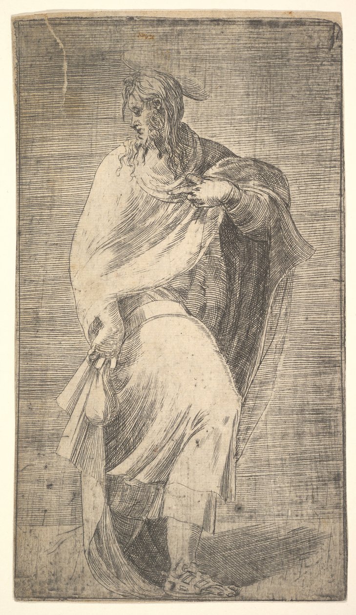 Św. Mateusz, z „Chrystusa i apostołów”, ca. 1548-50. autorstwa Andrea Schiavone