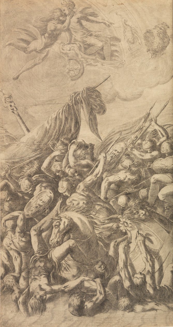 Porwanie Heleny, 1547. autorstwa Andrea Schiavone