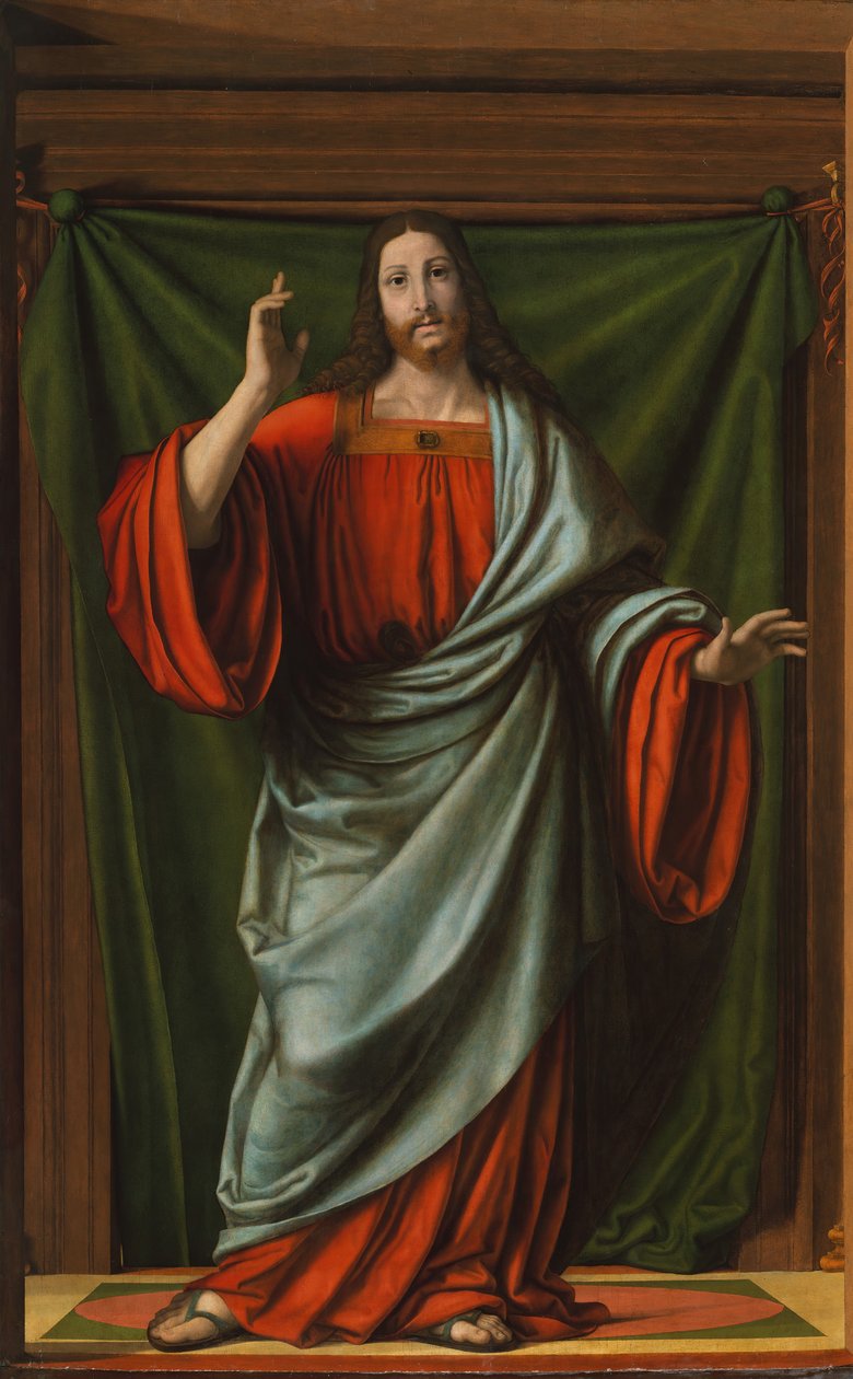 Błogosławieństwo Chrystusa. autorstwa Andrea Solario