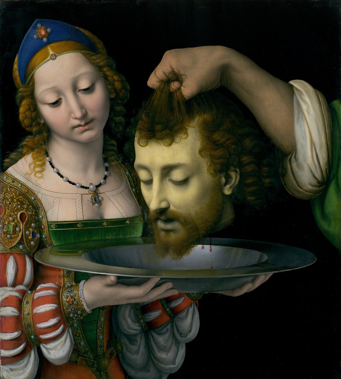 Salome z Głową św. Jana Chrzciciela, ca. 1507-9. autorstwa Andrea Solario