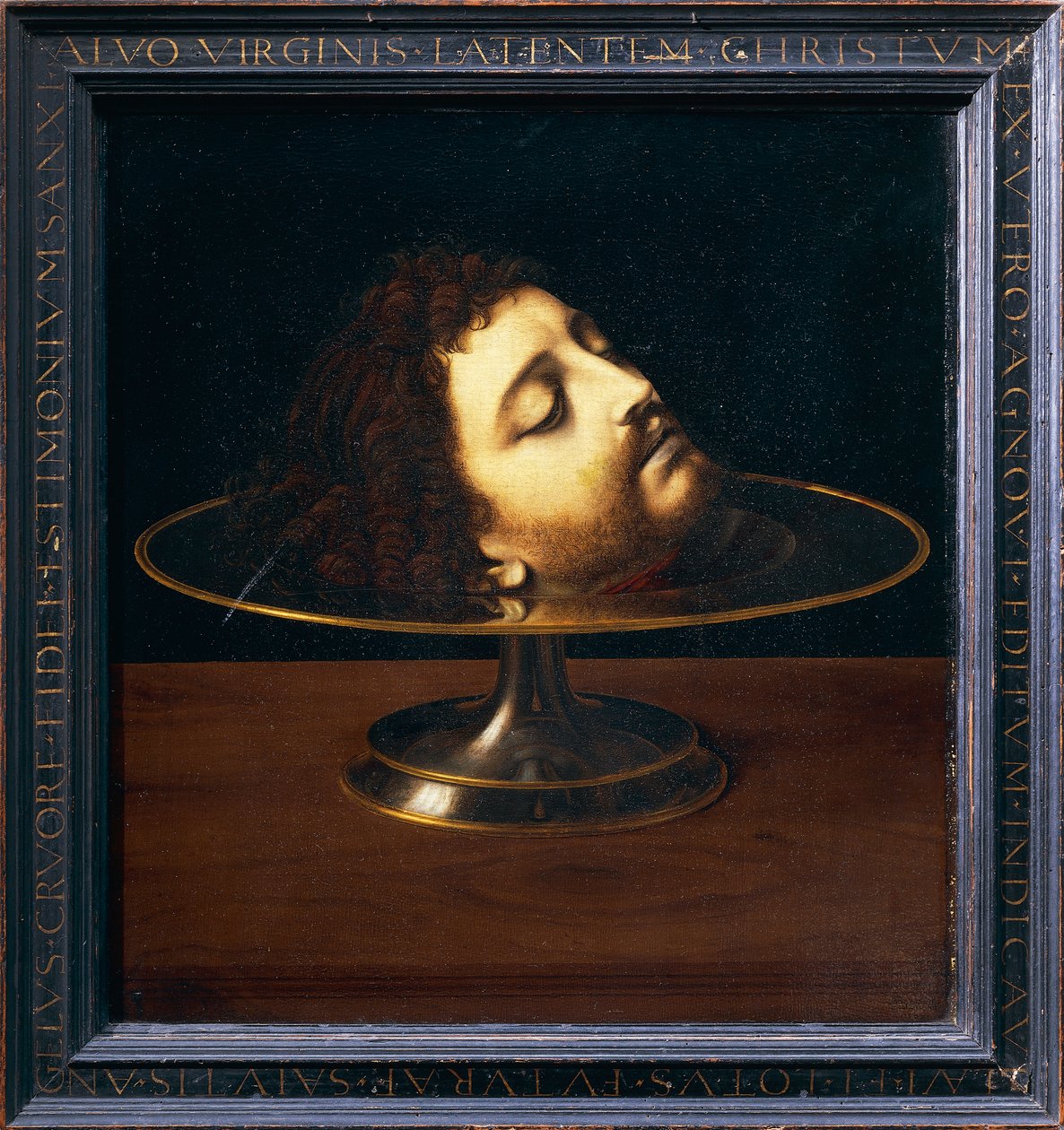 Głowa św. Jana Chrzciciela autorstwa Andrea Solario