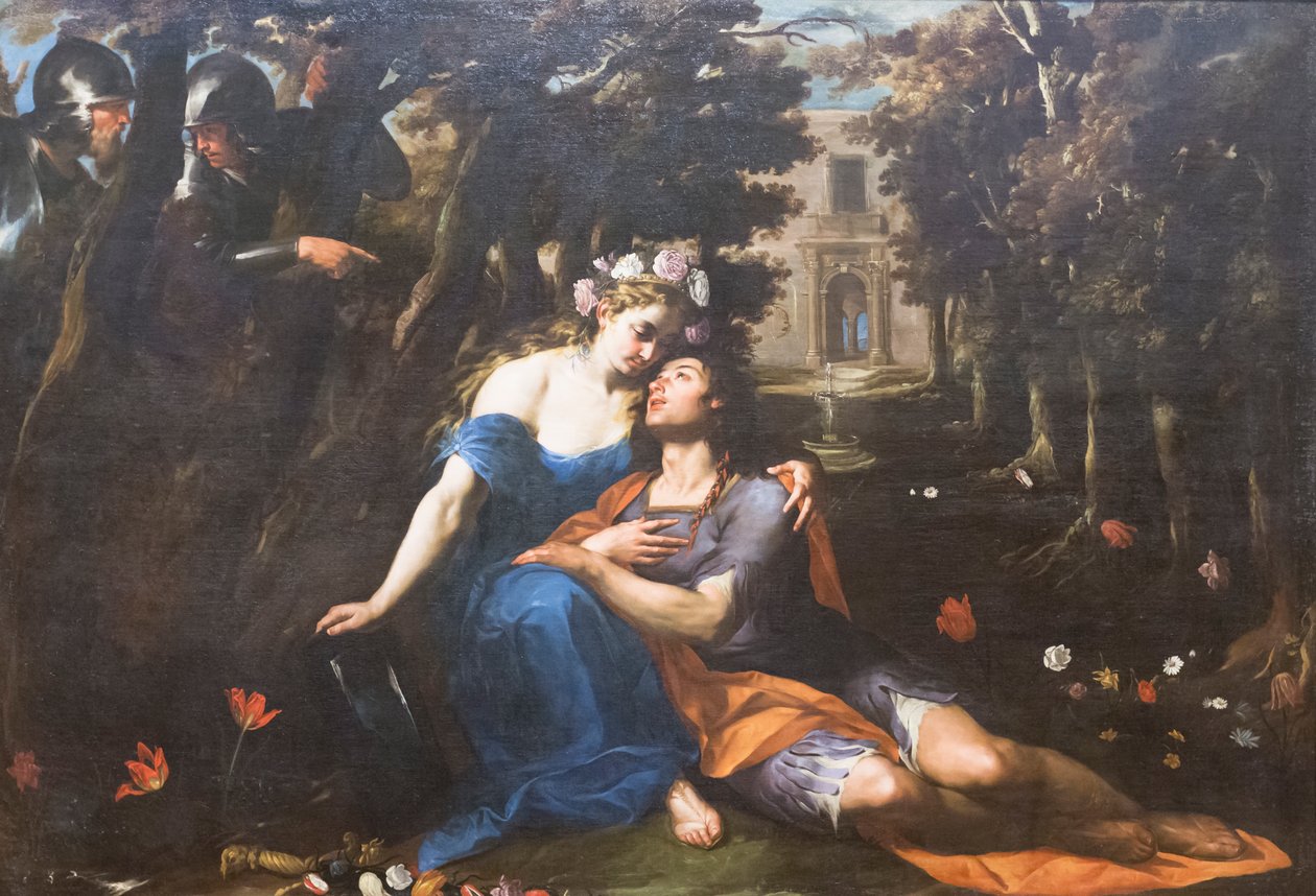 Rinaldo i Armida, Andrea Vaccaro (olej na płótnie) autorstwa Andrea Vaccaro