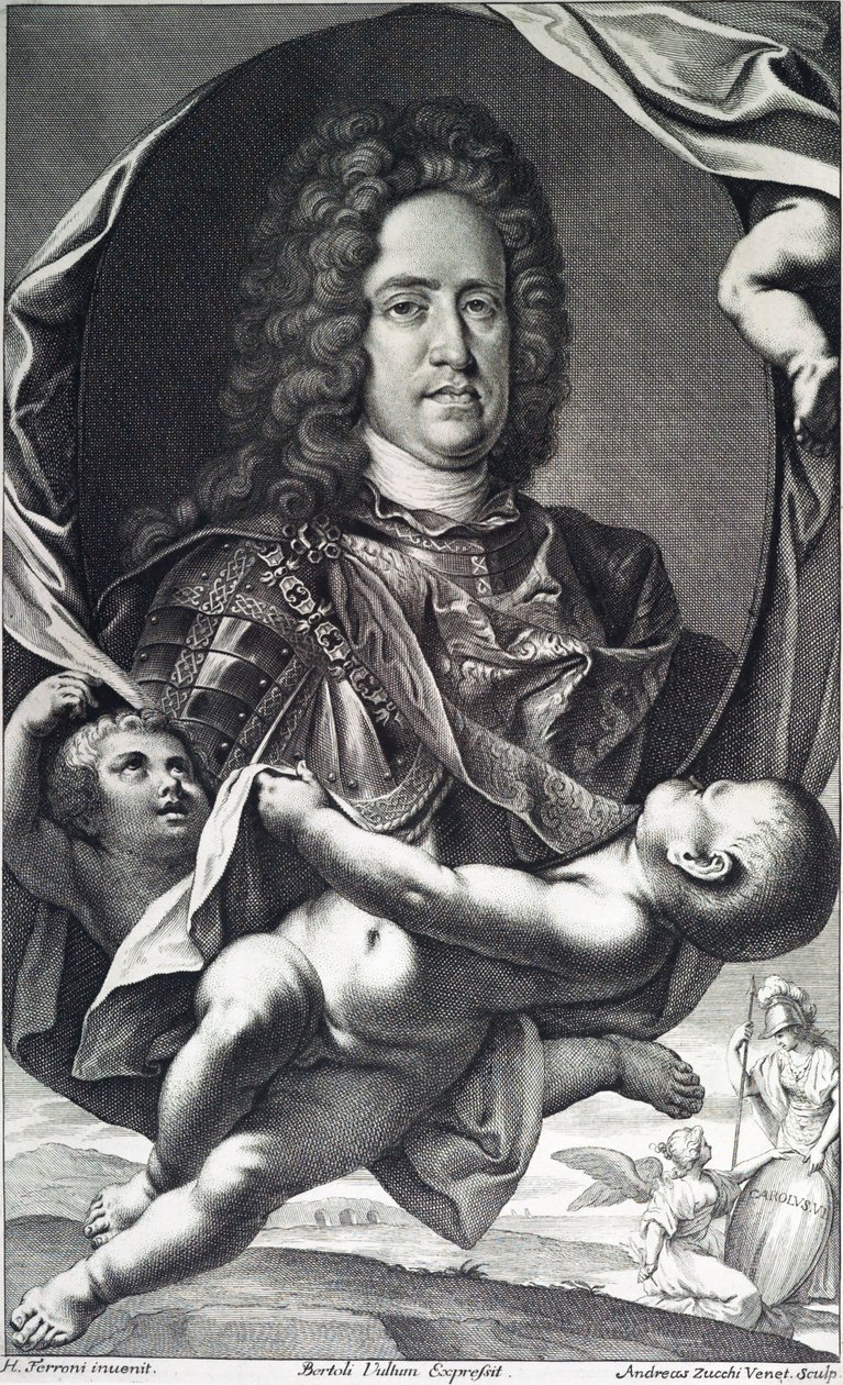 Karol VI autorstwa Girolamo Ferroniego autorstwa Andrea Zucchi