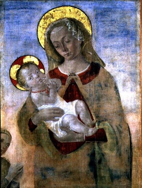 Madonna z Dzieciątkiem autorstwa Andrea del (school of) Verrocchio