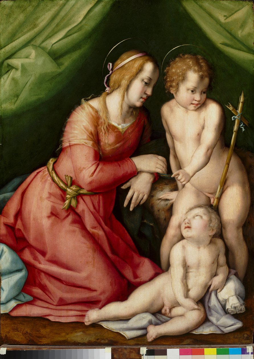 Madonna z Dzieciątkiem i św. Janem autorstwa Andrea del (workshop of) Sarto