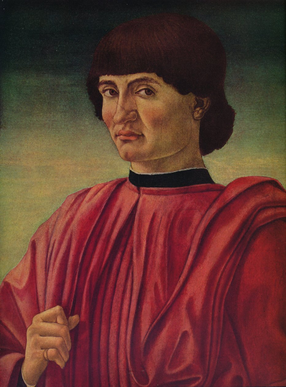 Portret mężczyzny, c1450 autorstwa Andrea del Castagno