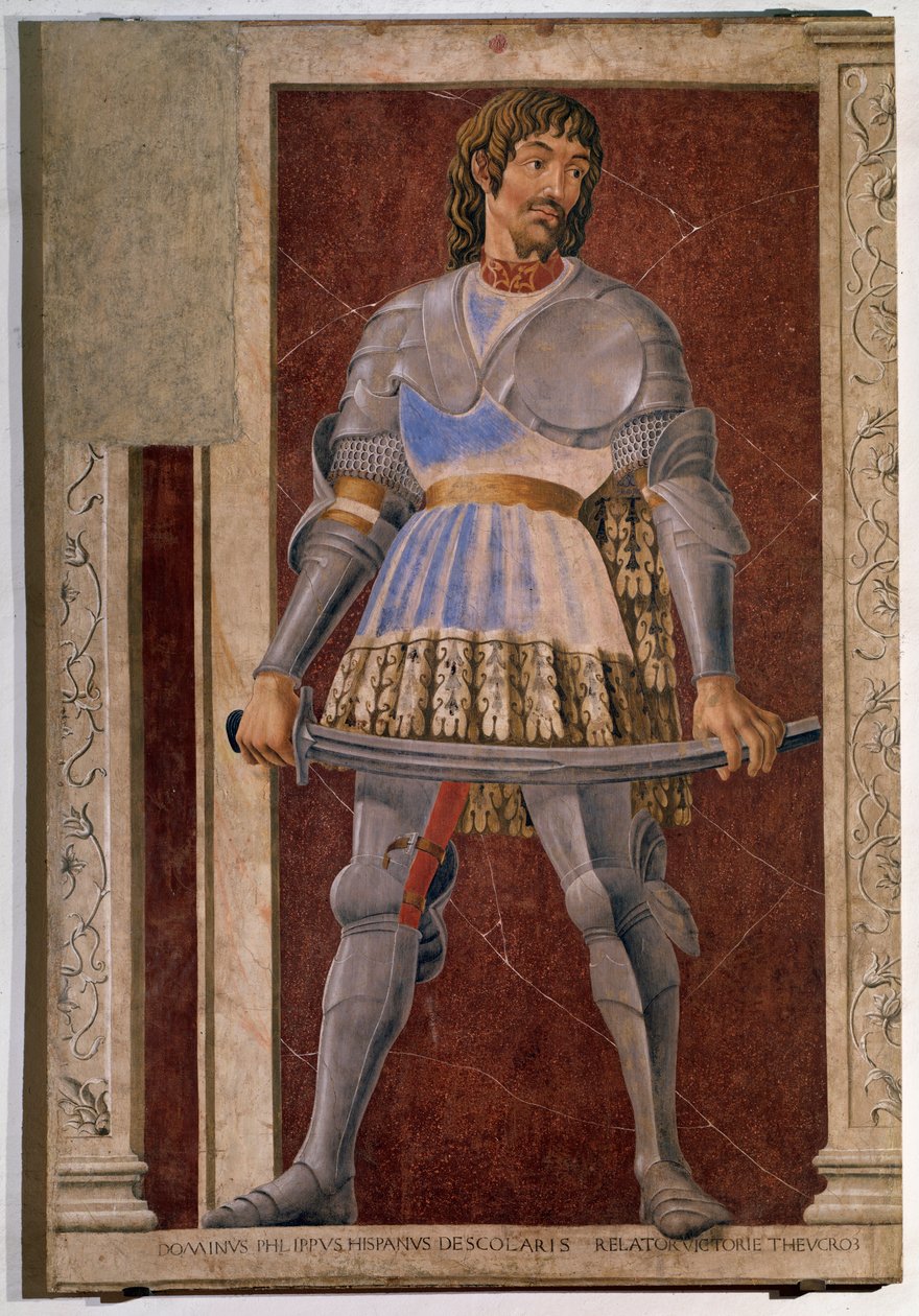 Portret florenckiego kondotiera Pippo Spano (Fresco autorstwa Andrea del Castagno