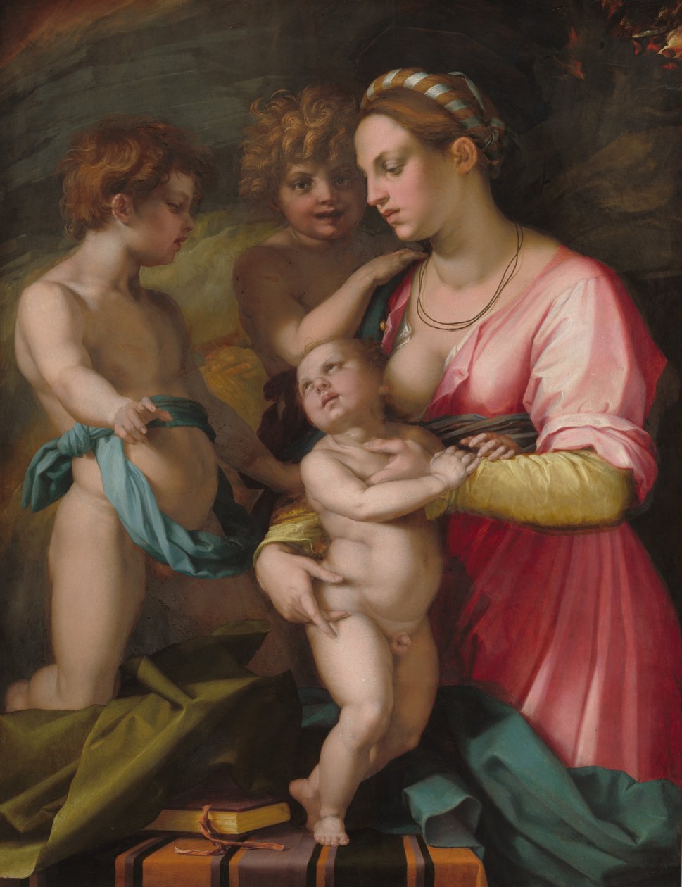 Dobroczynność, przed 1530 r. autorstwa Andrea del Sarto