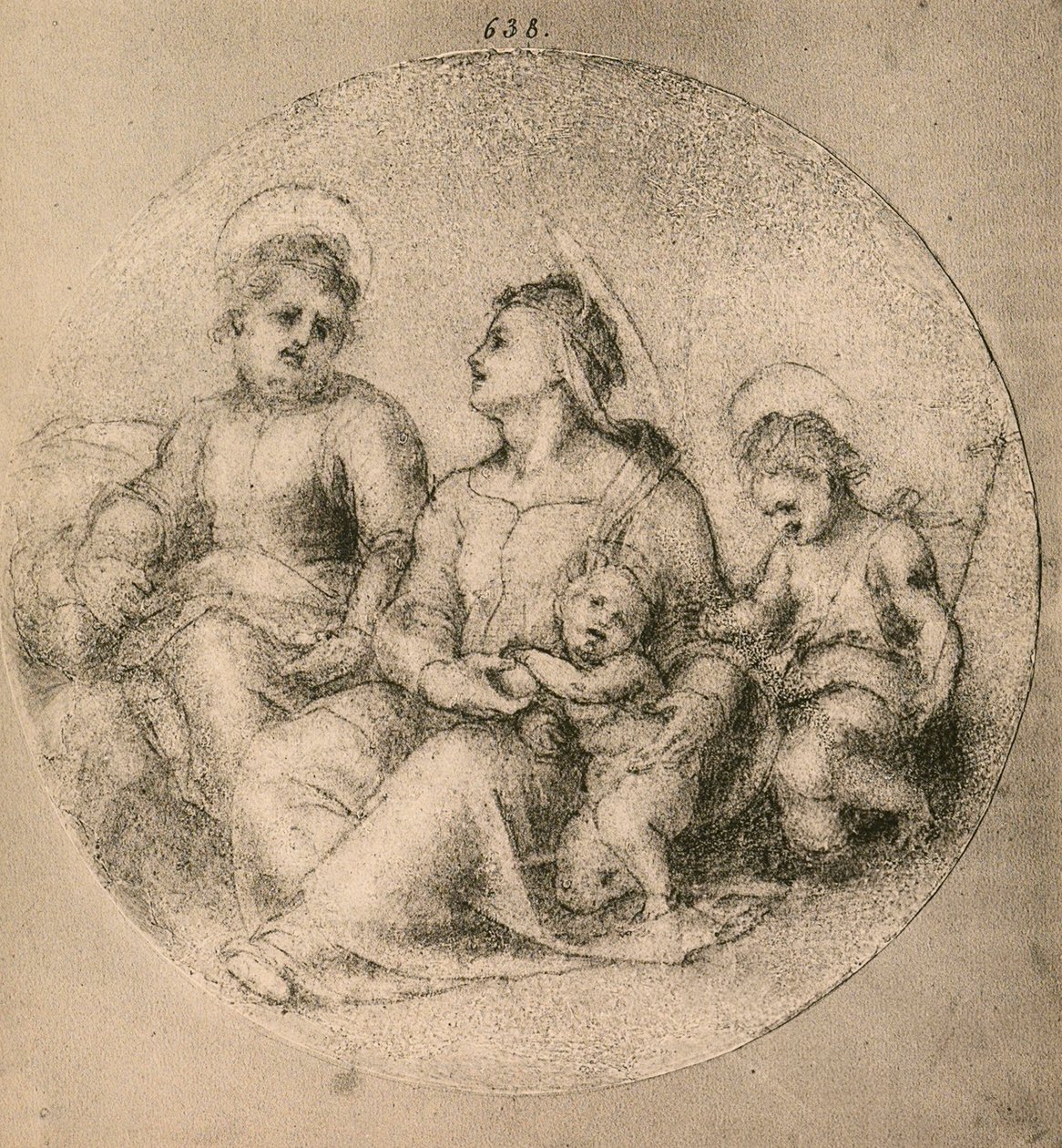 Święta Rodzina z Dzieciątkiem św. Jana autorstwa Andrea del Sarto