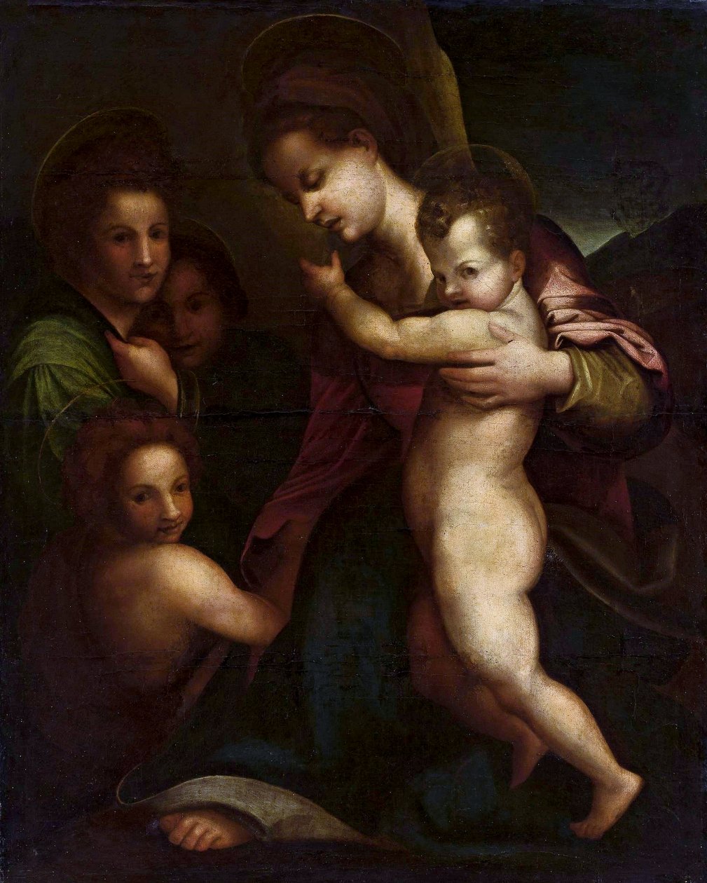 Madonna z Dzieciątkiem Jezus i św. Janem autorstwa Andrea del Sarto