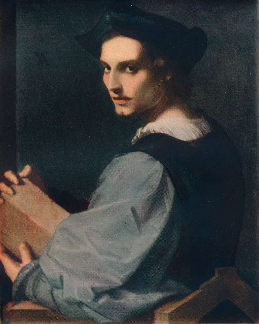 Portret młodzieńca, c1517, 1911 autorstwa Andrea del Sarto
