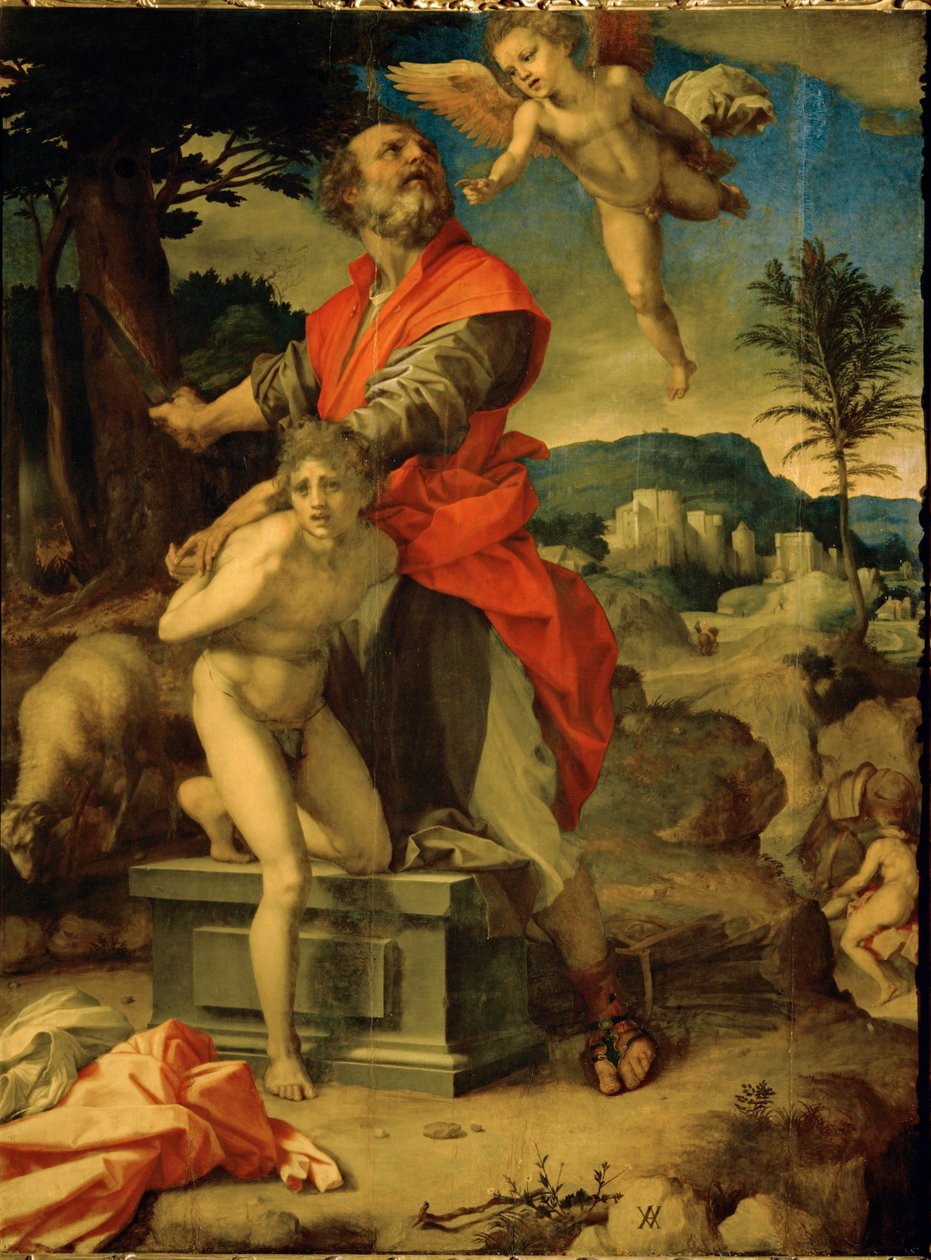 Poświęcenie Izaaka autorstwa Andrea del Sarto