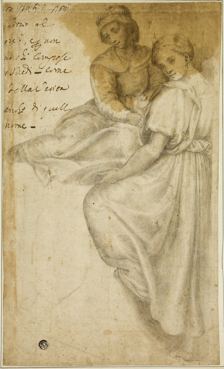 Święta Anna i stojąca kobieta z Salver autorstwa Andrea del Sarto