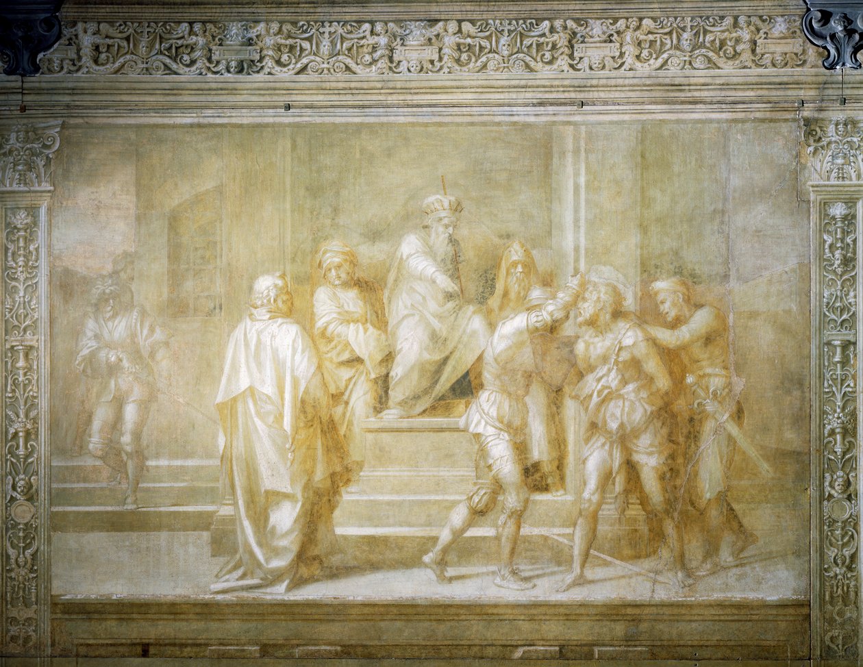 Święty Jan schwytany z rozkazu Heroda autorstwa Andrea del Sarto