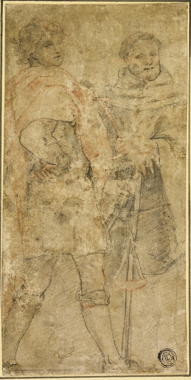 Święty Michał i San Giovanni Gualberto autorstwa Andrea del Sarto