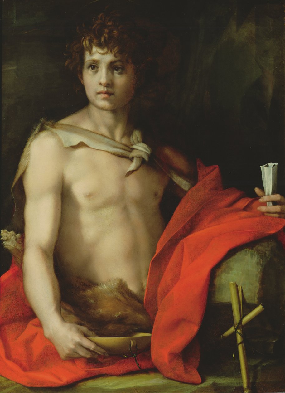 Jan Chrzciciel, 1522 (tempera na desce) autorstwa Andrea del Sarto