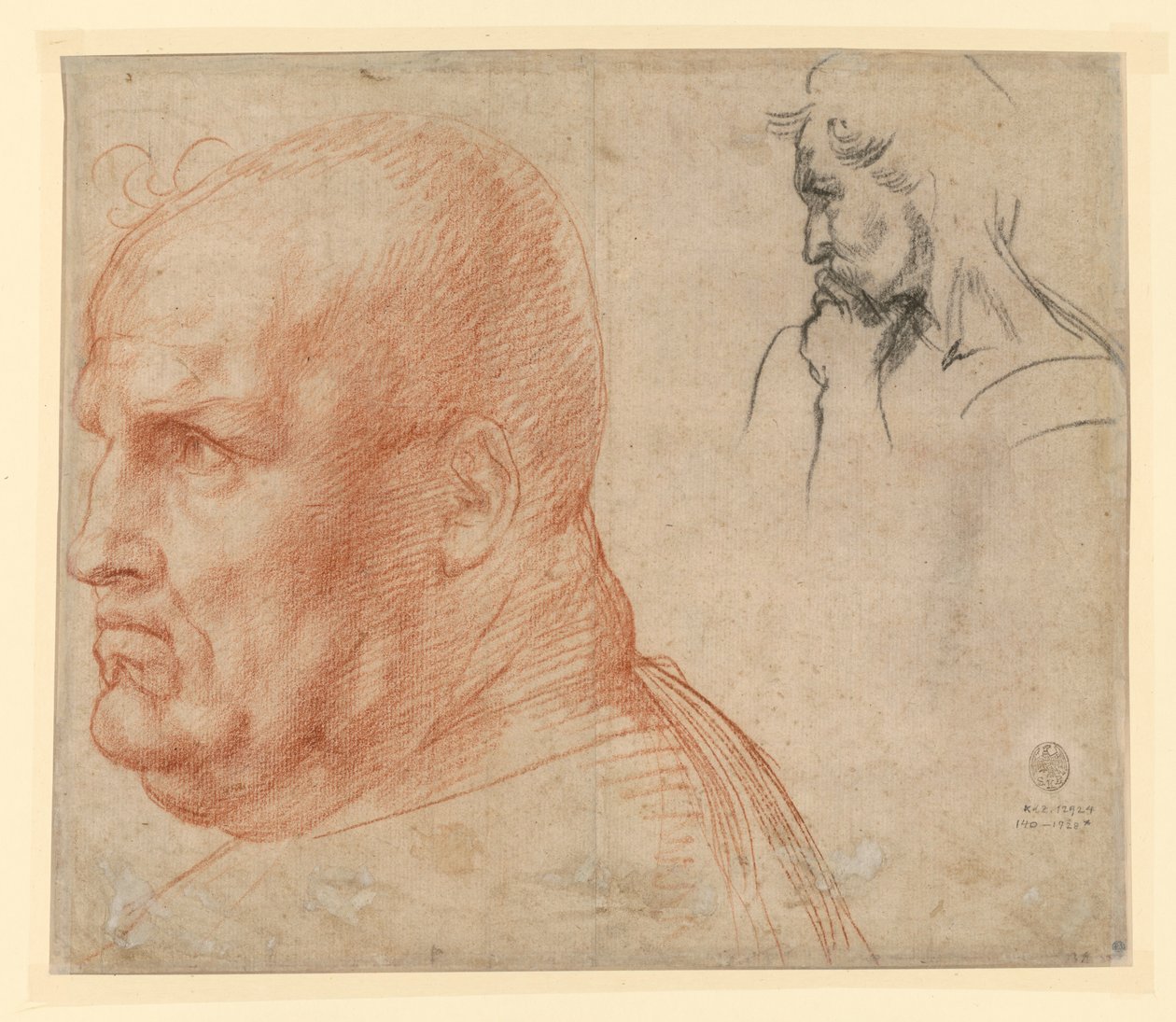 Badanie dotyczące dwóch osób autorstwa Andrea del Sarto