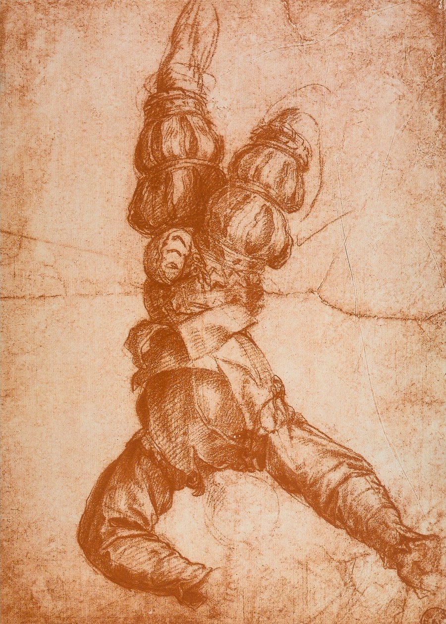 Studium postaci ludzkiej autorstwa Andrea del Sarto