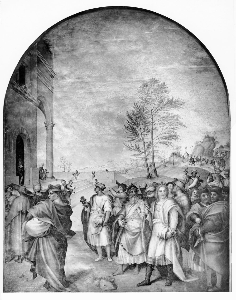 Przybycie Trzech Króli autorstwa Andrea del Sarto