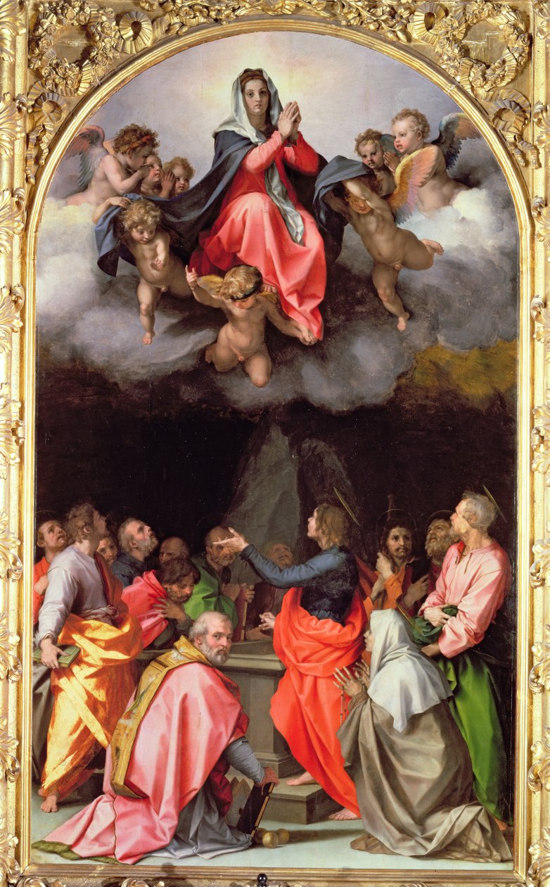 Wniebowzięcie Marii (Maria Himmelfahrt) (ołtarz) autorstwa Andrea del Sarto