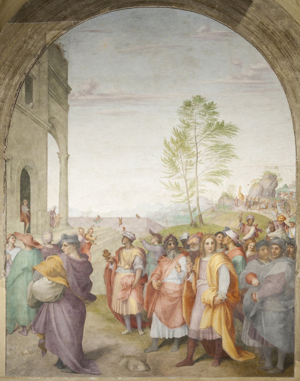 Podróż Mędrców autorstwa Andrea del Sarto