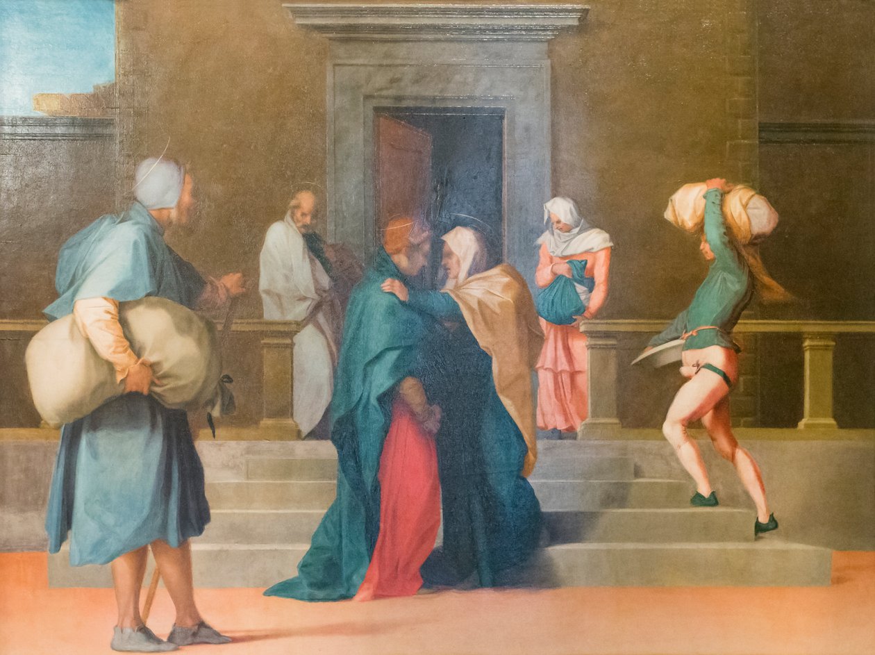 Nawiedzenie, po 1524 r autorstwa Andrea del Sarto