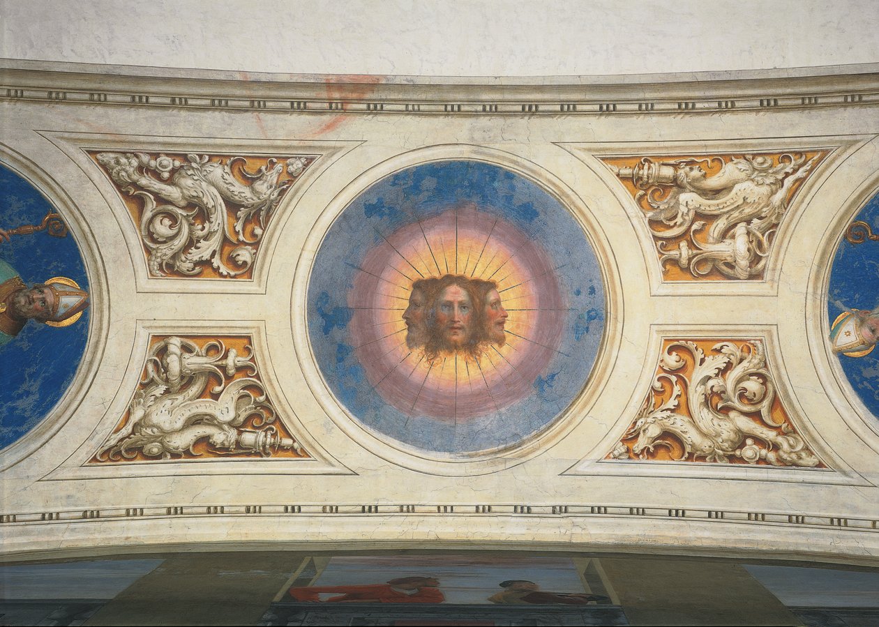 Trójca Święta i czterech świętych (Trinità e quattro Santi), autor: Andrea D