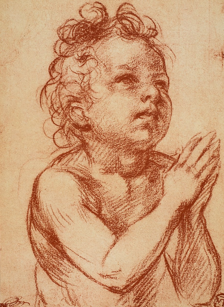 Modlący się młody chłopiec autorstwa Andrea del Sarto
