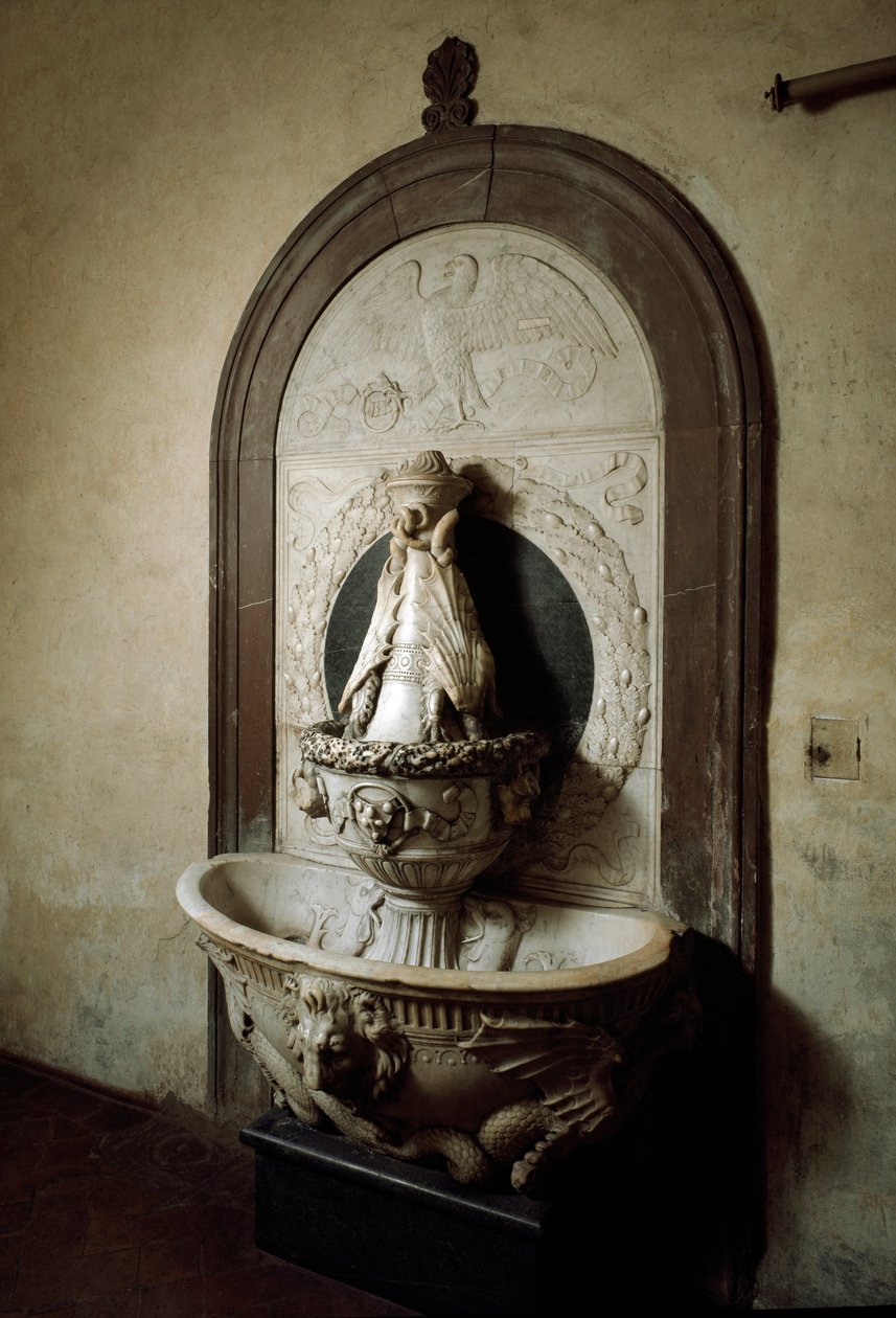 Chrzcielnice. Rzeźba autorstwa Andrea del Verrocchio