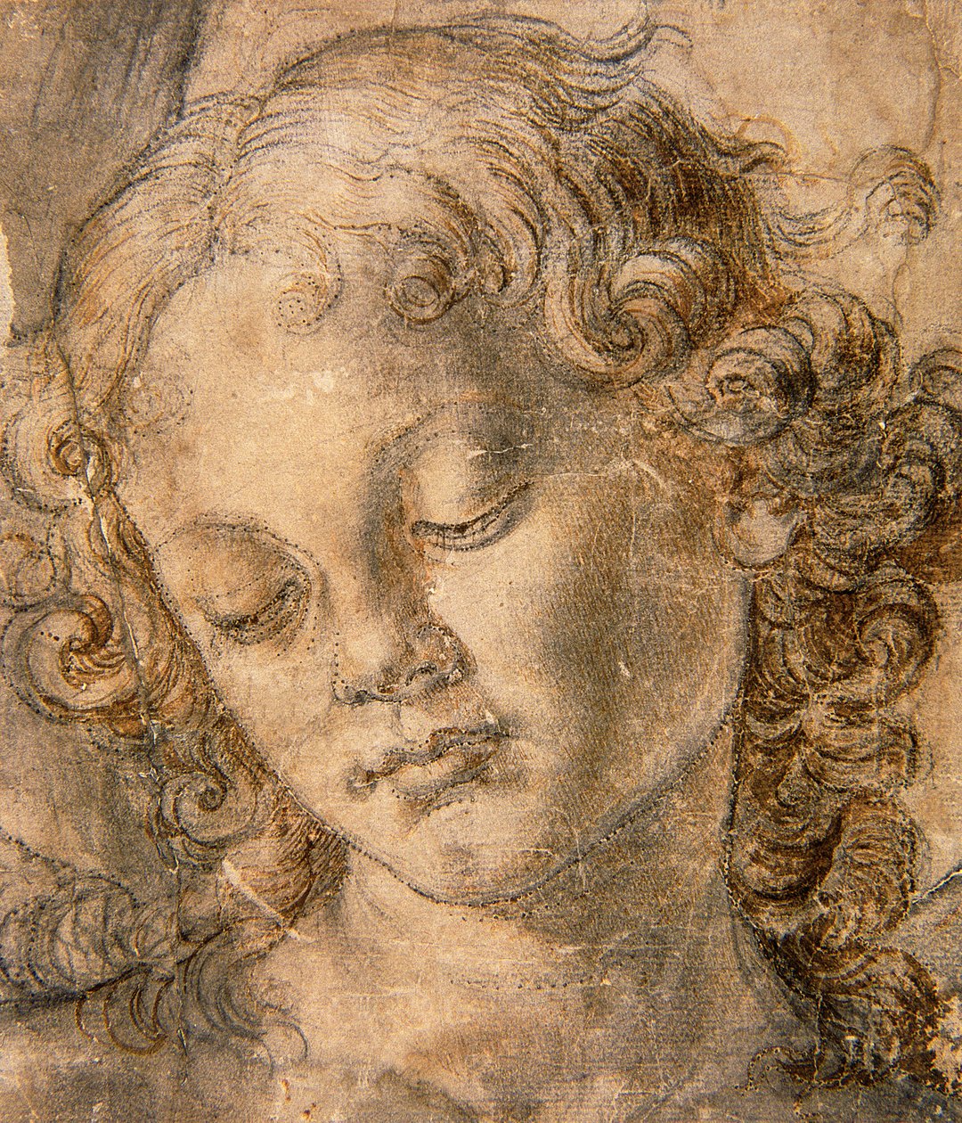 Głowa Anioła autorstwa Andrea del Verrocchio