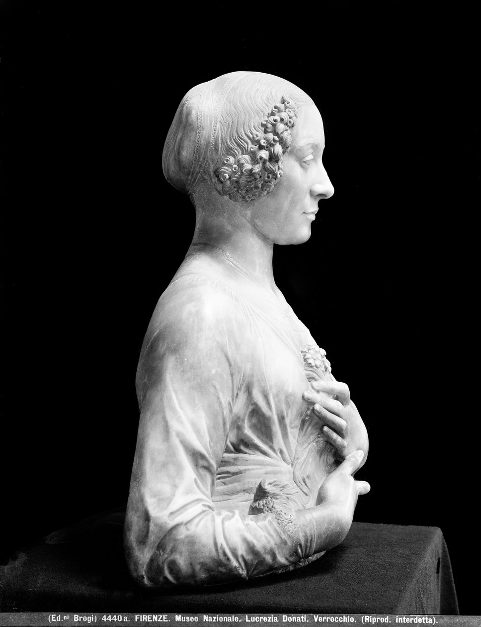 Dama z bukietem (marmur) autorstwa Andrea del Verrocchio
