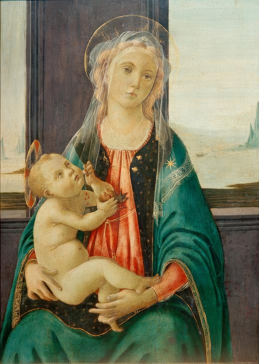 Madonna mit Kind (Madonna of the Sea) autorstwa Andrea del Verrocchio