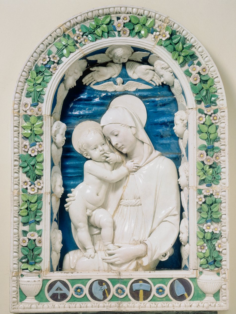 Madonna Architektów: dzieło Andrei della Robbia autorstwa Andrea Della Robbia
