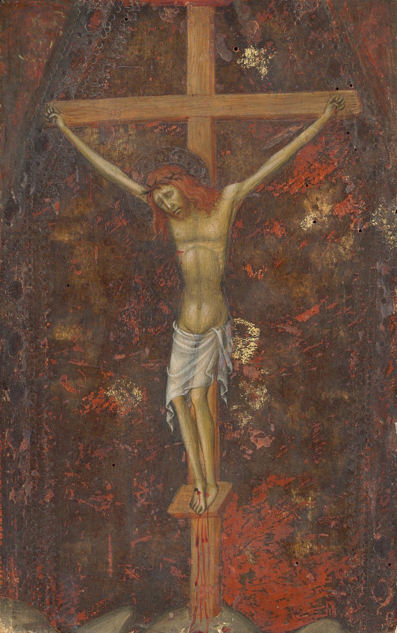 Chrystus na krzyżu [rewers] autorstwa Andrea di Bartolo