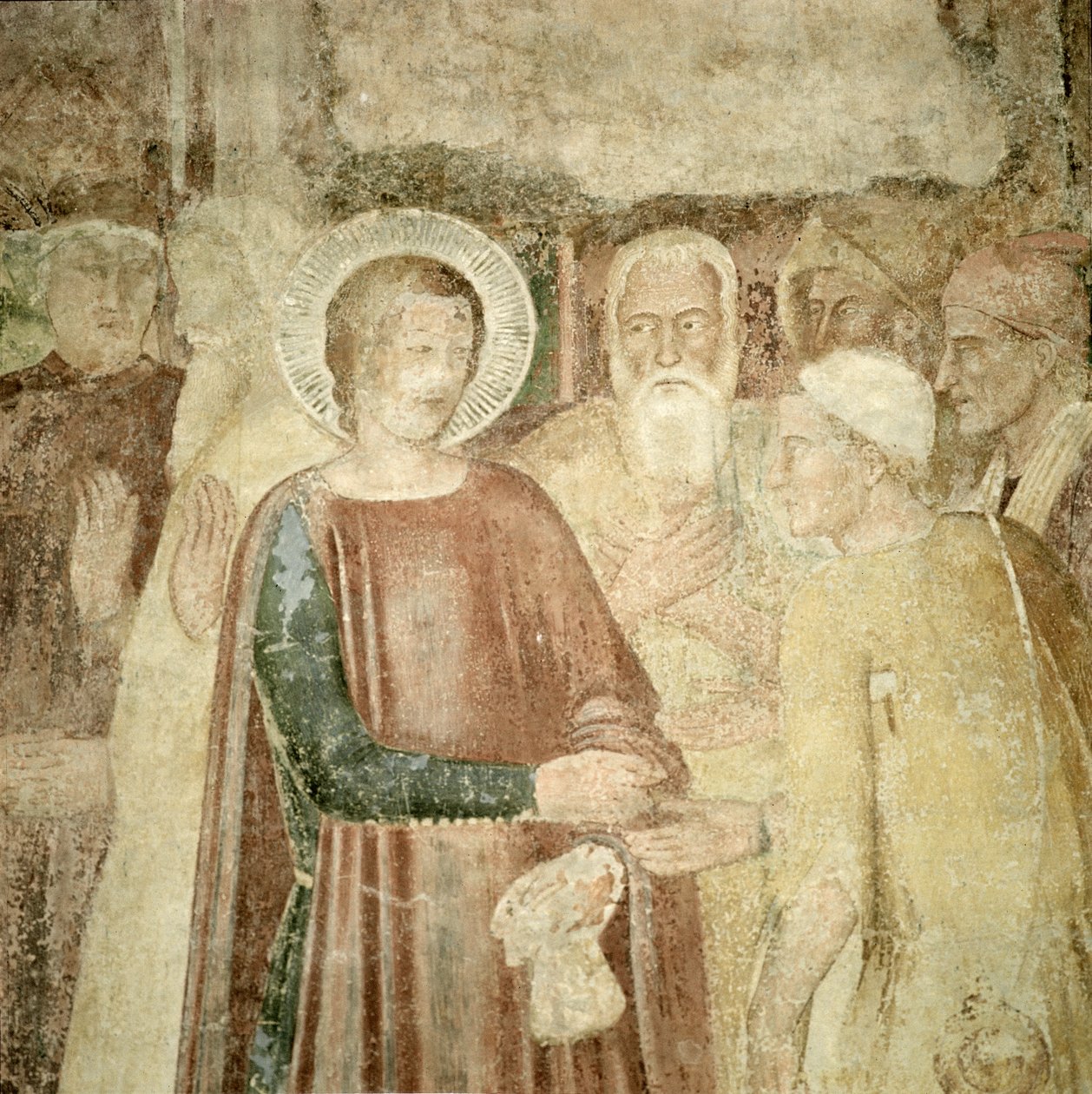 Fragment św. Ranieri w Ziemi Świętej, połowa XIV wieku autorstwa Andrea di Bonaiuto