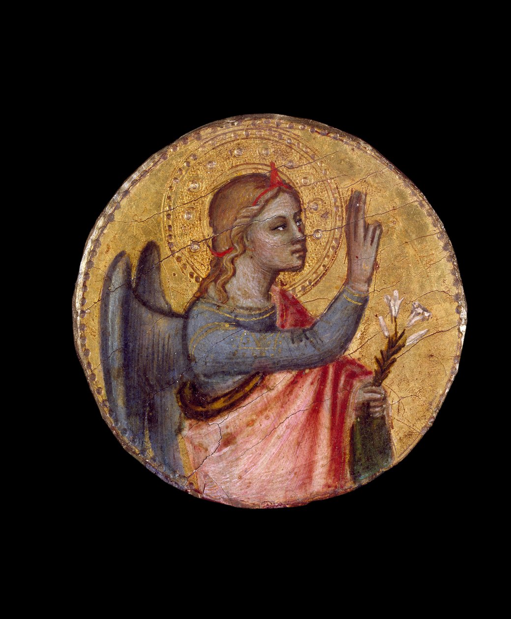 Anioł Zwiastowania, XIV wiek autorstwa Andrea di Cione