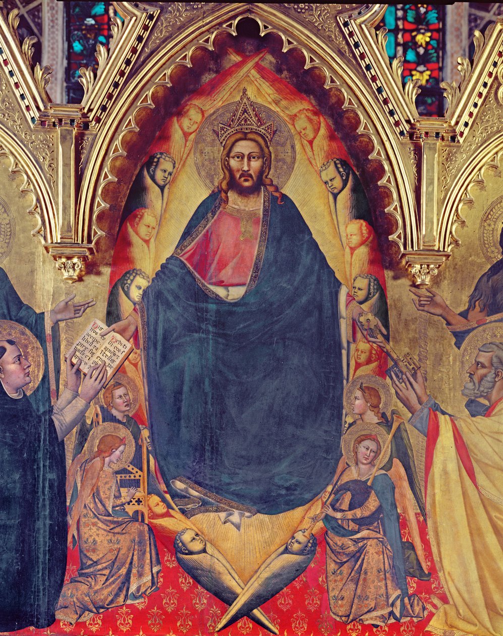 Ołtarz Strozziego, detal 1357 panelu z 72246 autorstwa Andrea di Cione Orcagna