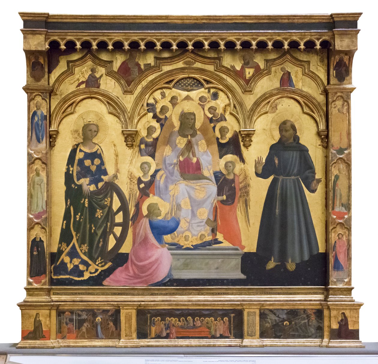Madonna z Cintola ze świętą Katarzyną i Franciszkiem autorstwa Andrea di Giusto Manzini