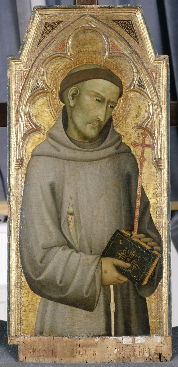 Św. Franciszek, ok.1375 (tempera na drewnie topoli) autorstwa Andrea di Vanni dAndrea Salvani Andrea di Vanni dAndrea Salvani