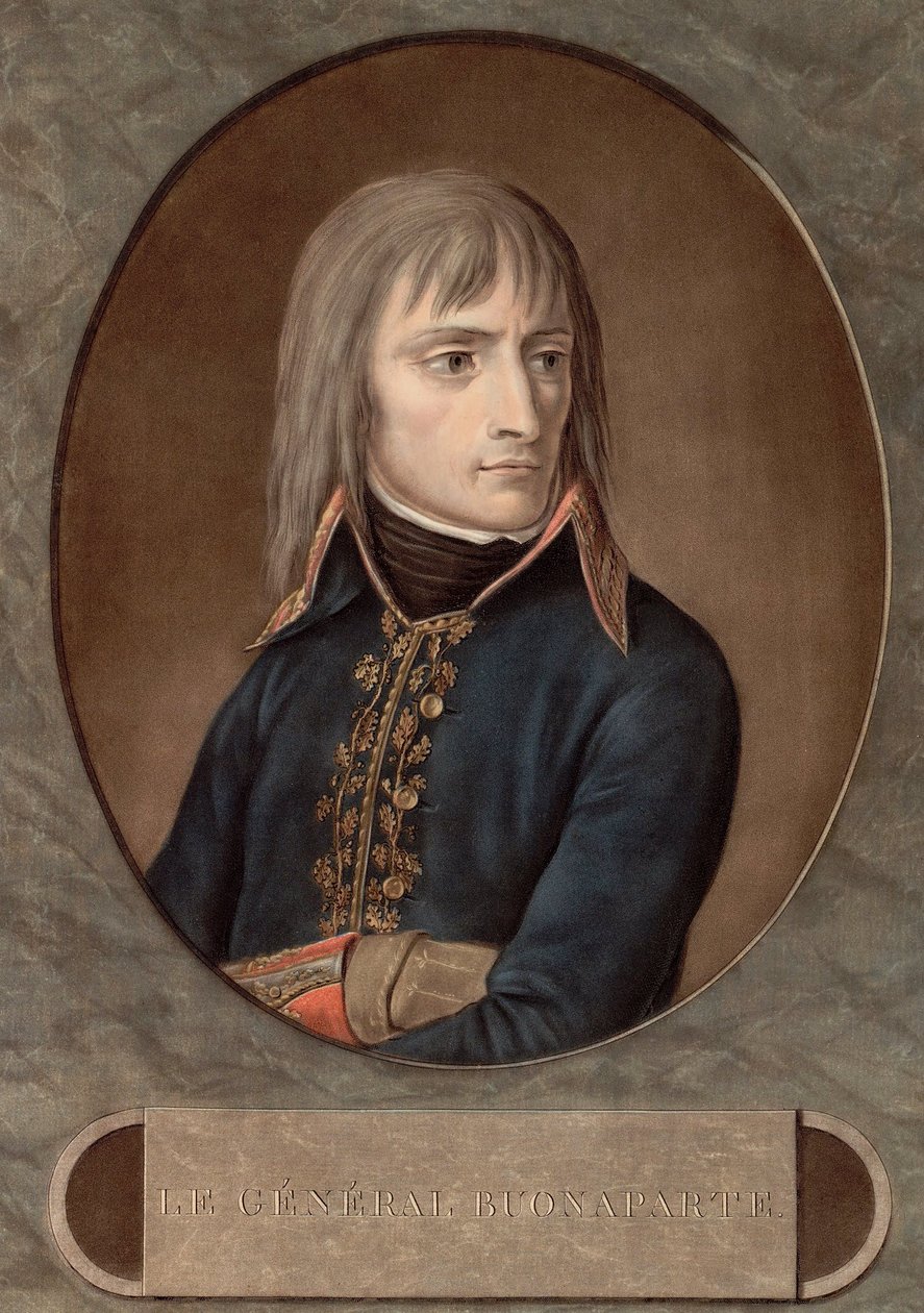 generał Bonaparte w 1798 r. - rycina Andrea Appiani (1754-1817) - autorstwa Andrea the Elder (after) Appiani