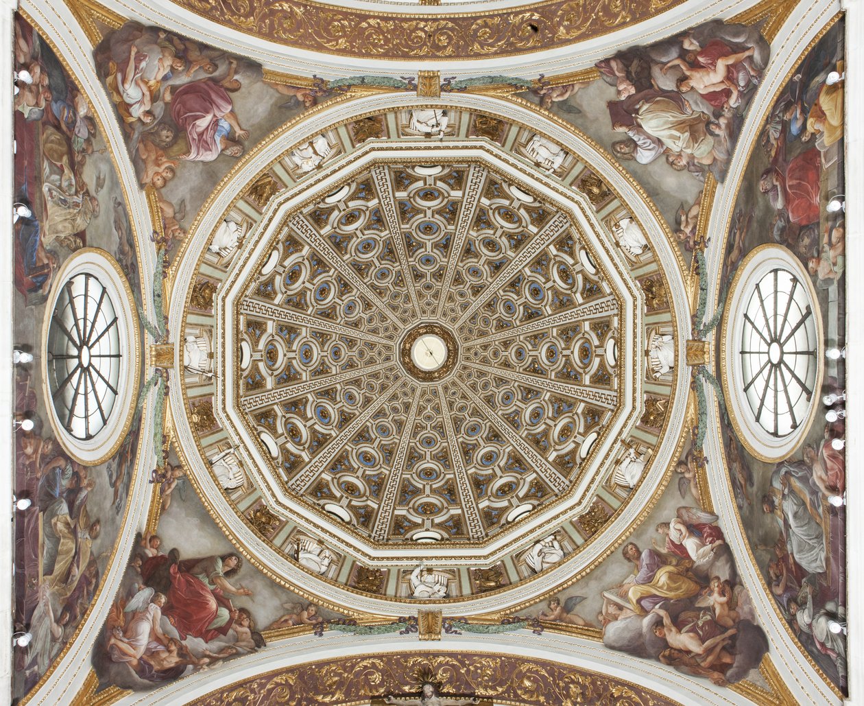 Kopuła z freskami autorstwa Andrea the Elder Appiani