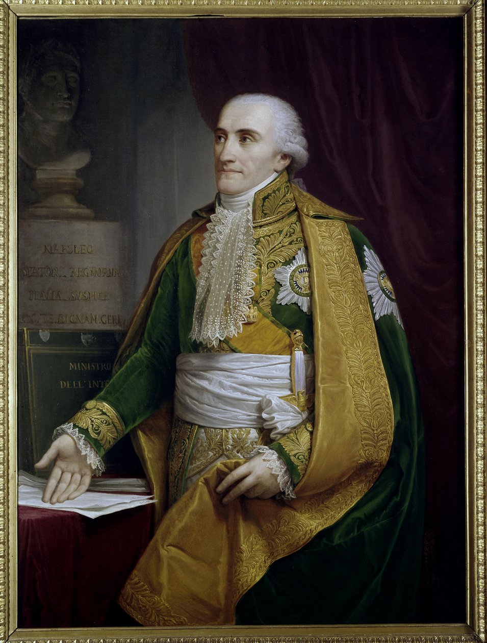 Portret Luigiego Giuseppe Arborio z Gattinary autorstwa Andrea the Elder Appiani