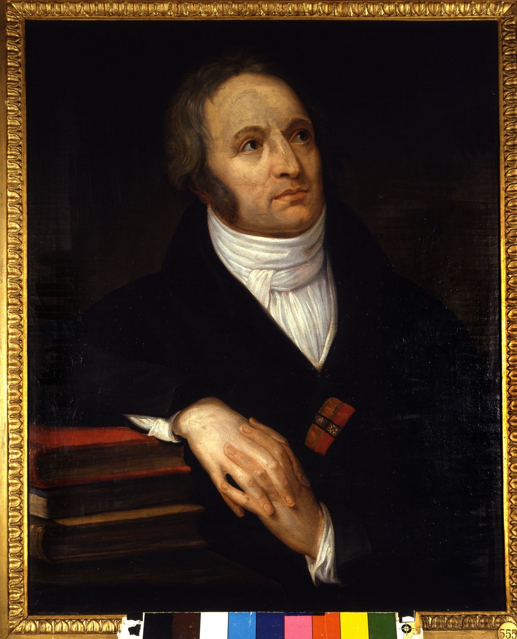 Portret Vincenzo Montiego (1754 - 1828), włoskiego poety. Obraz Andrei Appiani (1754-1819). 1809. Galeria Sztuki Brera, Mediolan autorstwa Andrea the Elder Appiani