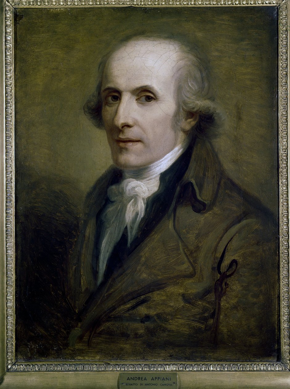 Portret rzeźbiarza Antonio Canovy autorstwa Andrea the Elder Appiani