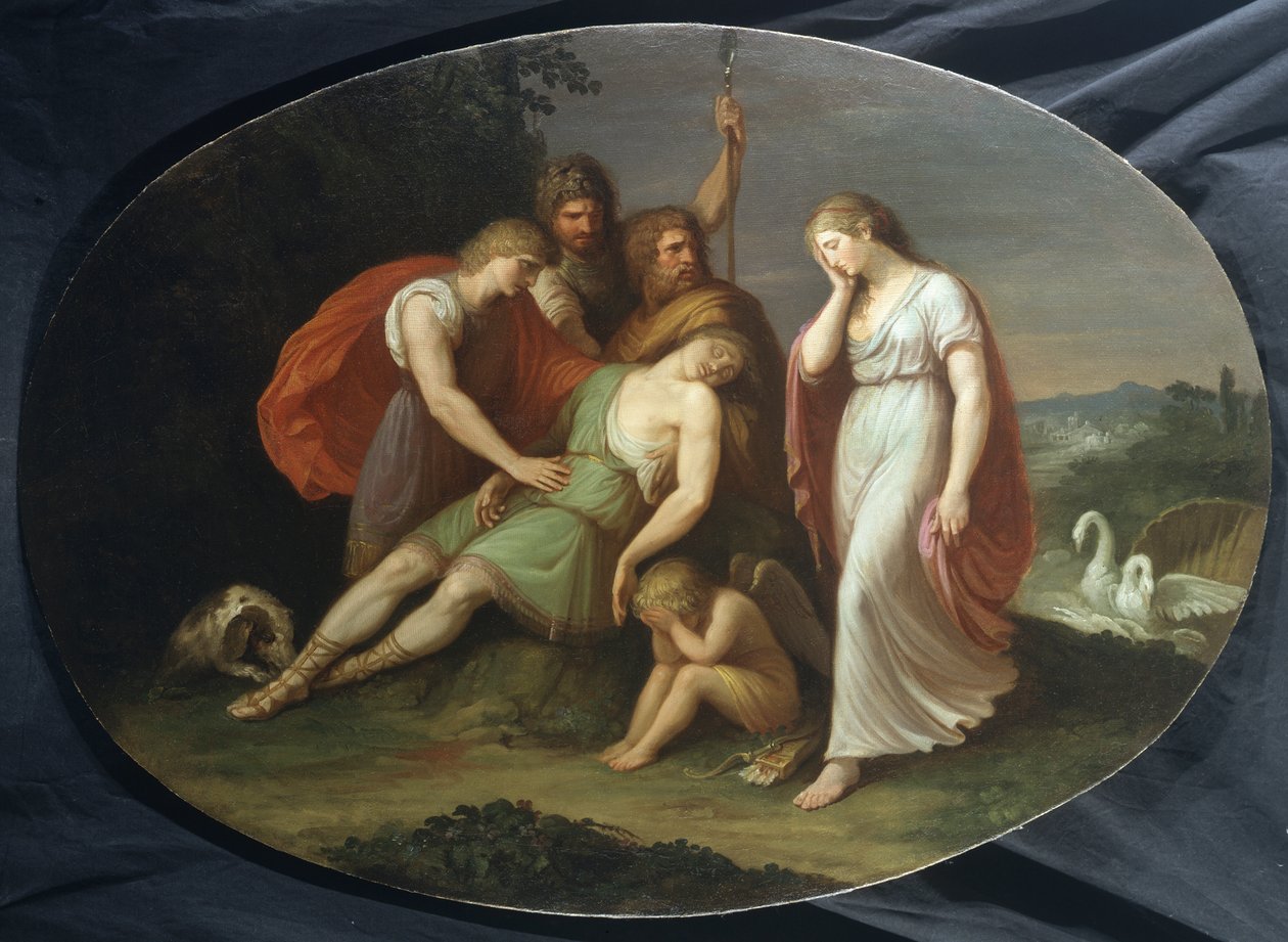 Śmierć Adonisa autorstwa Andrea the Elder Appiani