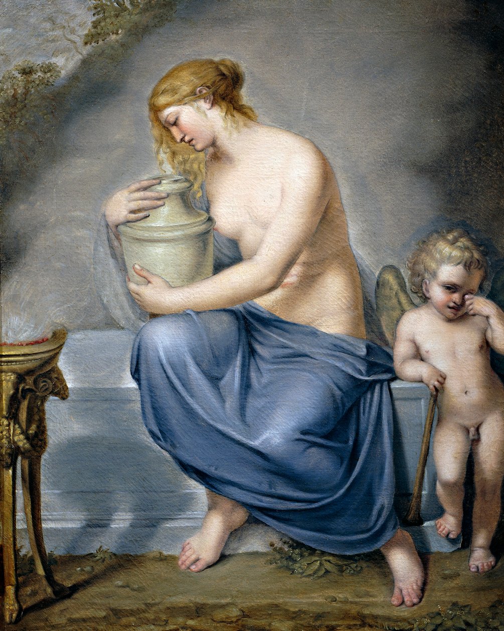Płacząca Wenus i Hymen, ok. 1790, przypisywana Andrei Appiani (1754-1817), olej na płótnie, 73x58 cm autorstwa Andrea the Elder Appiani