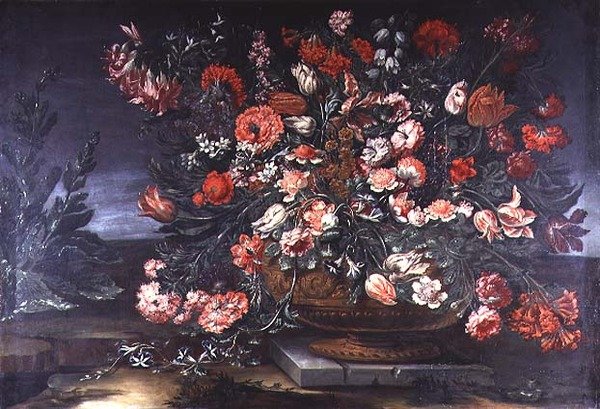 Martwa natura kwiatów autorstwa Andrea the Elder Scacciati