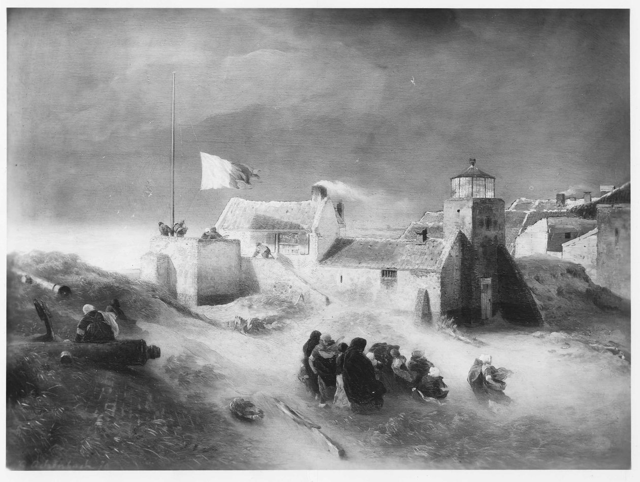 Wietrzny dzień autorstwa Andreas Achenbach