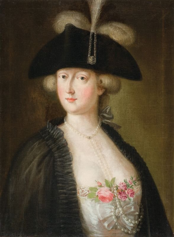 Maria Fiodorowna, żona rosyjskiego wielkiego księcia PavlanaAngielski: Portret Marii Fiodorowny Sophie Dorothea of ​​Wurttembergn autorstwa Andreas Herrlein