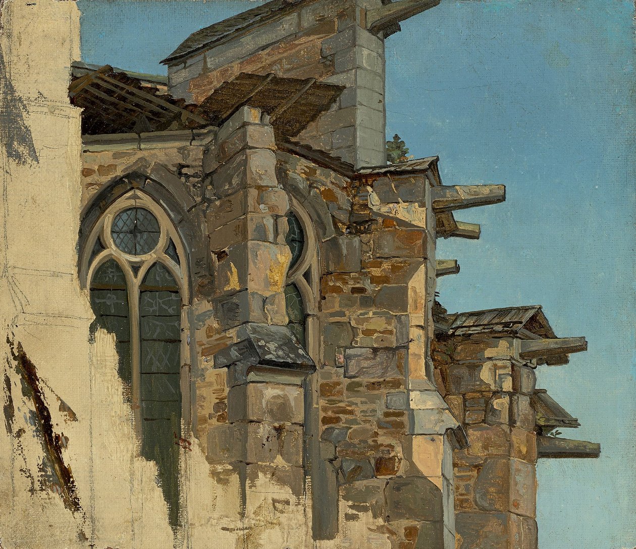 Niemiecki: Katedra w Altenbergu (studium) autorstwa Andreas Achenbach
